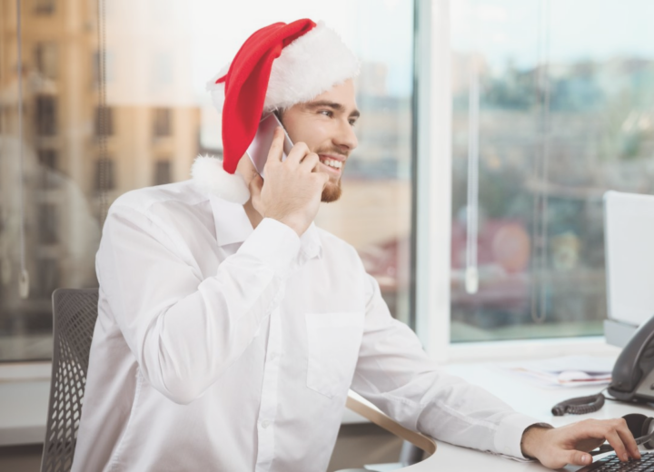 Message d'accueil téléphonique téléphonie IP fêtes de fin d'année